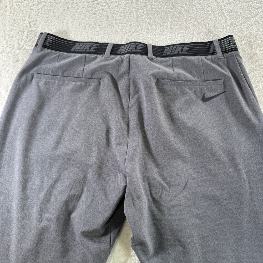 Nike Dri-Fit Golf Dress Athletic Stretch Gray Pants 36x33‎ (34x34 tag) Clean - Picture 5 of 10